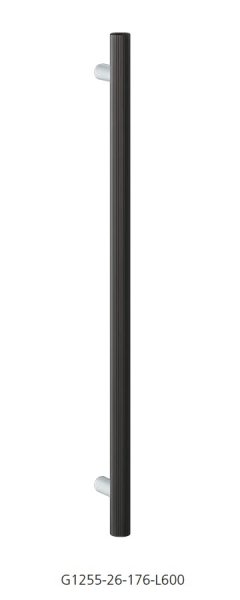 アルミ ユニフロストスレイトグレー+シルバーハンドル G1255-26-176-L600