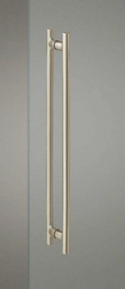 画像1: ユニキャスト ヘアラインステンカラーハンドル（両側タイプ）/全長:600mm