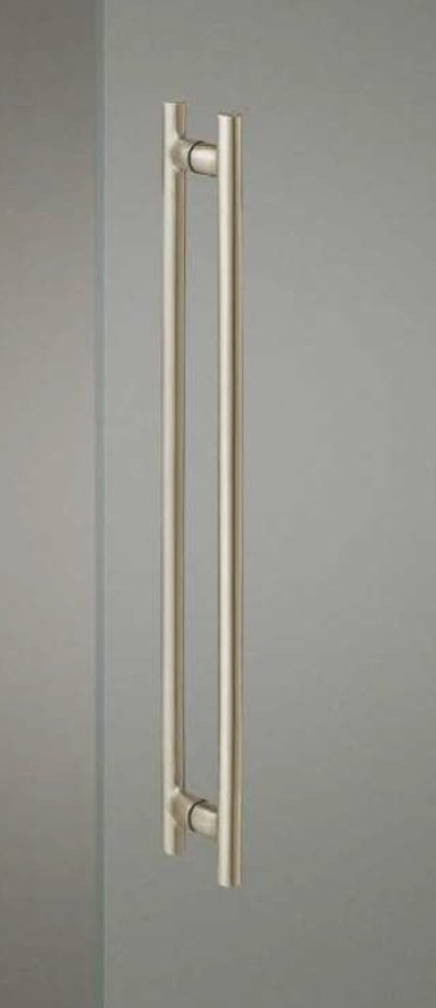 画像1: ユニキャスト ヘアラインステンカラーハンドル（両側タイプ）/全長:600mm