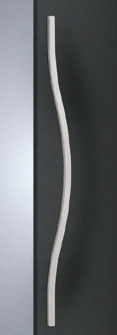 画像1: ステンレス ヘアライン＋エラストマー ブラックハンドル（両側タイプ）/全長:990mm