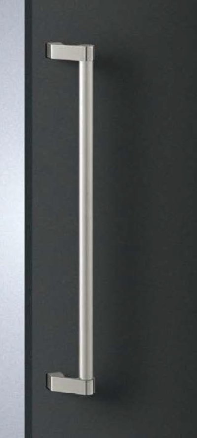 画像1: アルミ ユニフロストブラック ＋ステンレス ヘアラインハンドル（両側タイプ）/全長:600mm