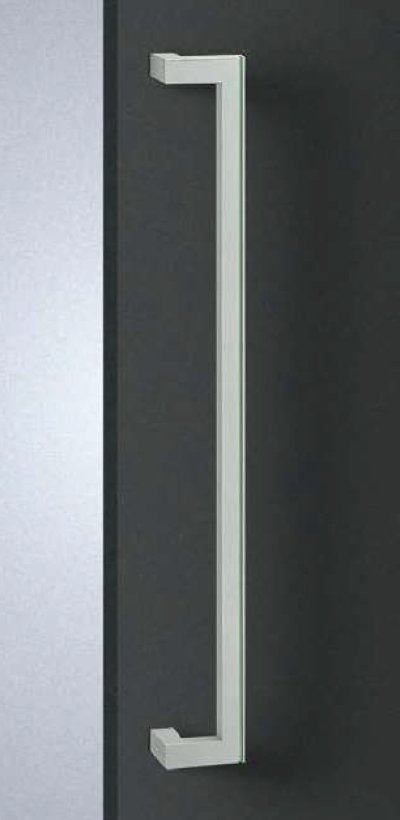 画像1: アルミ ユニフロストシルバー ＋シャイニクスハンドル（両側タイプ）/全長:600mm