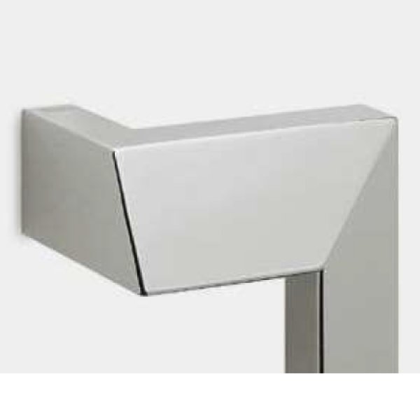 画像3: ステンレス ヘアライン+ミラーハンドル(両側タイプ)/全長:800mm (3)