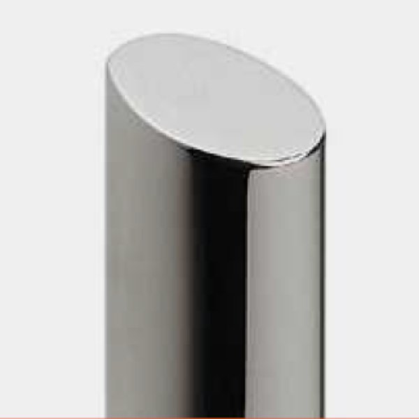 画像2: ステンレス ヘアライン+ミラーハンドル(両側タイプ)/全長:800mm (2)