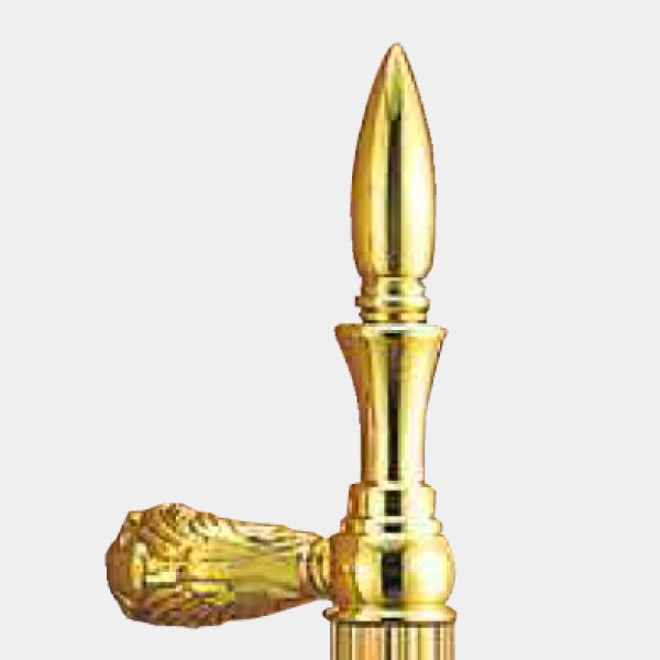 画像2: ブラス ミラーハンドル(両側タイプ)/全長:1000mm (2)