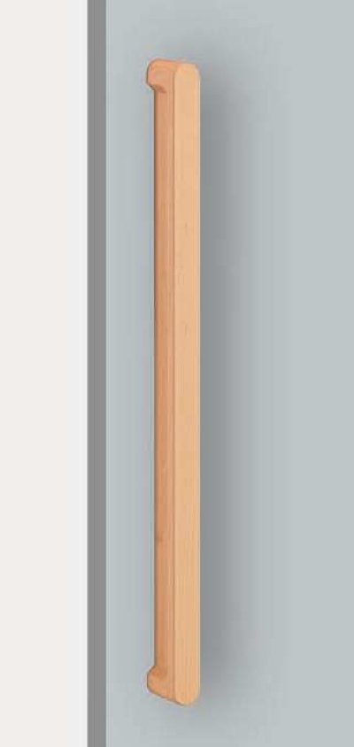 画像1: メープル クリアペイントハンドル（両側タイプ）/全長:600mm