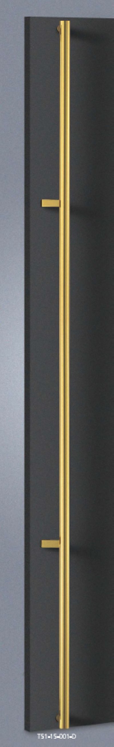 画像1: ブラス ミラーハンドル（両側タイプ）/オーダータイプ