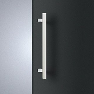 ステンレス ヘアラインハンドル(両側タイプ)/全長:550mm 建築資材