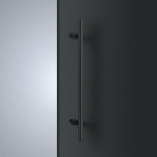 ステンレス ヘアラインハンドル(両側タイプ)/全長:550mm 建築資材