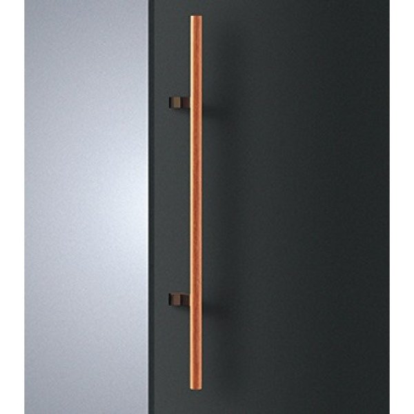 ユニウッド ブラウン ＋アルミ アンバーハンドル T720-35-050