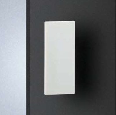 画像1: アクリル ホワイトハンドル（両側タイプ）/全長:230×100mm