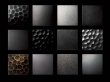 画像2: アルミ バイブレーションブラック＋ユニフロストブラックペイントハンドル（両側タイプ）/100×100mm (2)