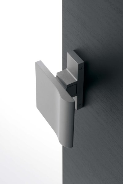 画像1: アルミ ユニフロストシルバー＋ユニフロストシルバーペイントハンドル（両側タイプ）/100 x 100mm