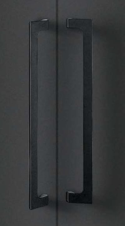 画像1: ユニキャスト ストーンブラストブラックハンドル（両側タイプ）/全長:500mm
