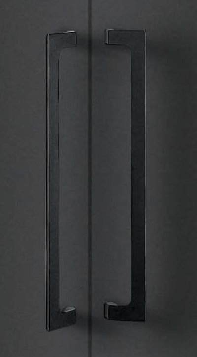 画像1: ユニキャスト ストーンブラストブラックハンドル（両側タイプ）/全長:500mm