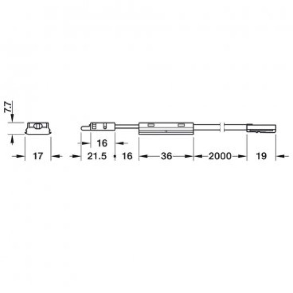 画像2: Loox5 アルミプロファイル調光スイッチ (2)
