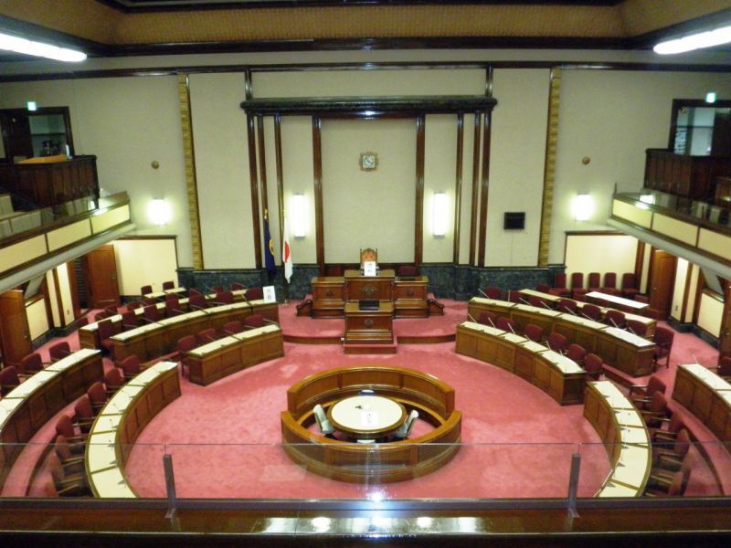 名古屋市議会の会堂