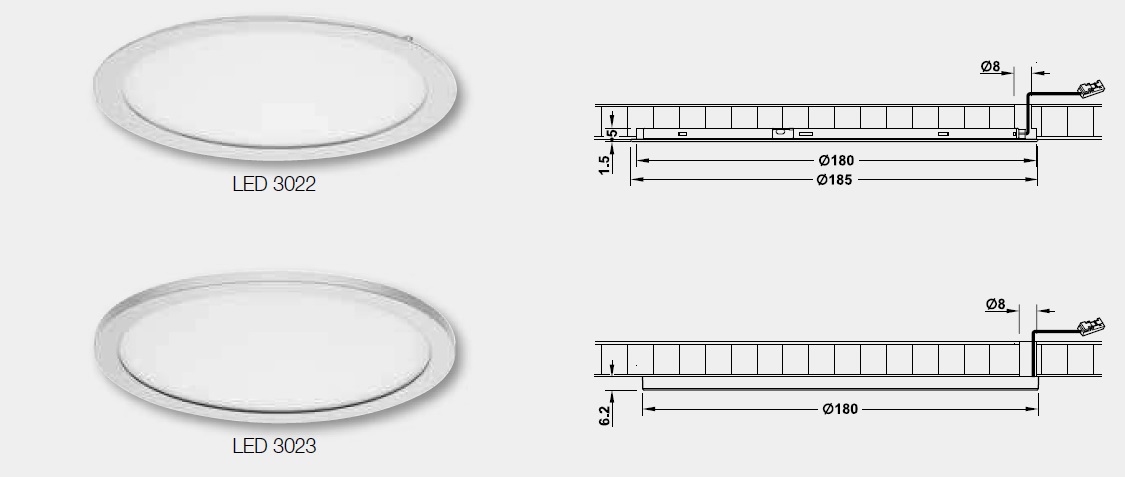 LED,LED照明,LEDダウンライト,LED詳細図