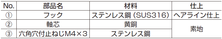 コート掛け,フック,金具