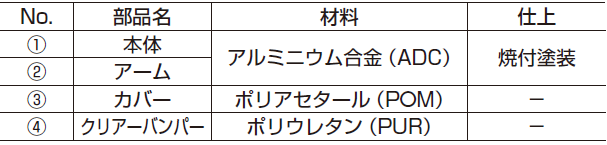 閉じたとき,コート掛け,フック,金具