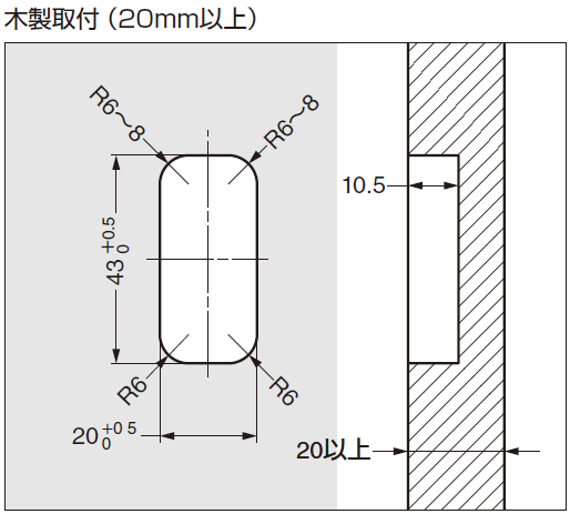 閉じたとき,コート掛け,フック,金具