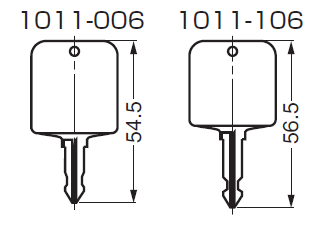 マスターキー詳細図,チェンジキー詳細図