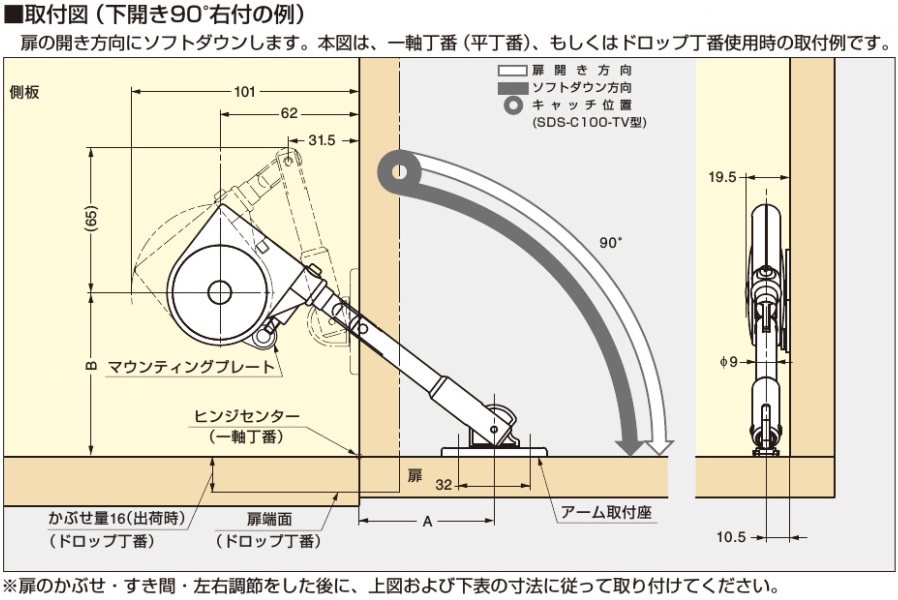 ステー取付図