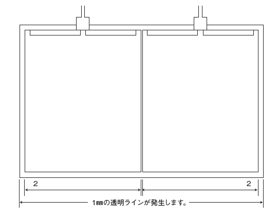 サプライズガラスフィルム後貼りの場合